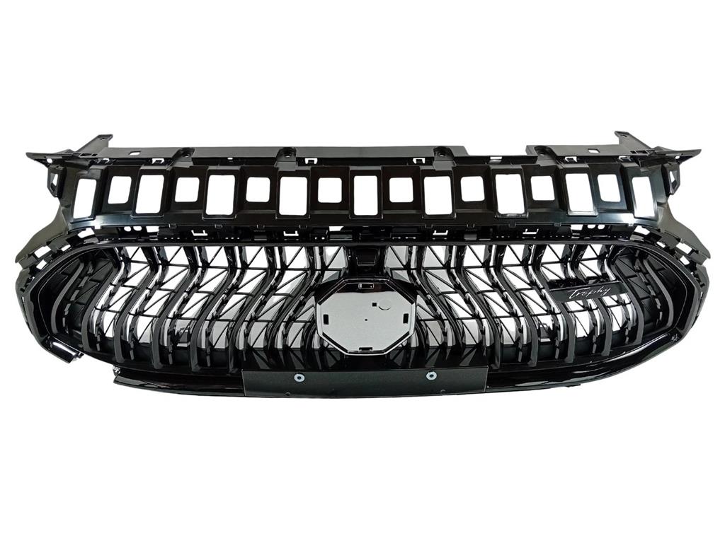 MG HS 2023 - 2024 FRONT RADIATOR GRILLE BLACK TROPHY MODELS WITH CAMERA HOLE