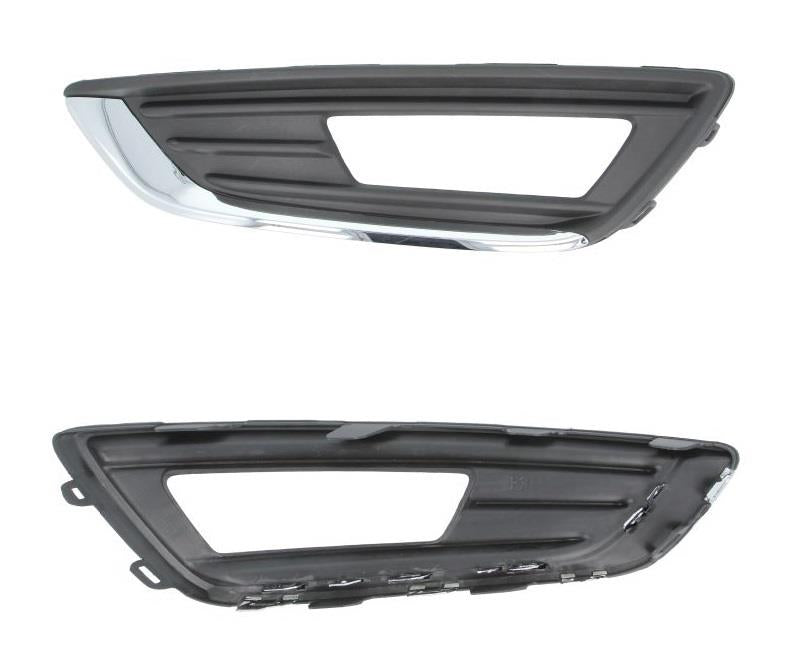 FORD FOCUS 2014 - 2018 FRONT BUMPER FOG GRILLE WITH CHROME LEFT PASSENGERS SIDE