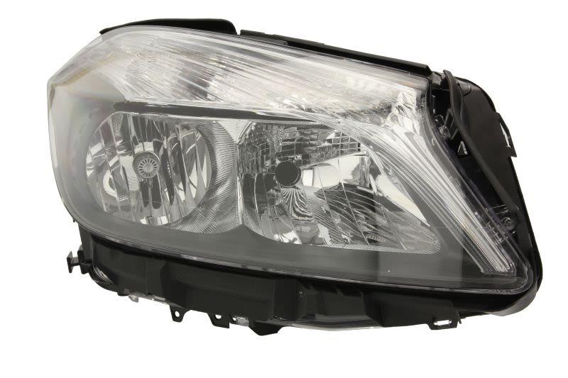 MERCEDES A CLASS W176 2012 - 2018 HEADLIGHT LAMP CHROME HALOGEN DRIVERS HELLA