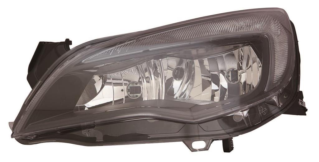 VAUXHALL ASTRA J MK6 2013 - 2015 HEADLIGHT HEADLAMP PASSENGERS SIDE BLACK TRIM