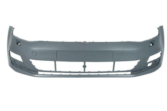 VW GOLF MK7 2012 - 2016 FRONT BUMPER PRIMED WITH WASHER JET HOLES 5G0807217BSGR
