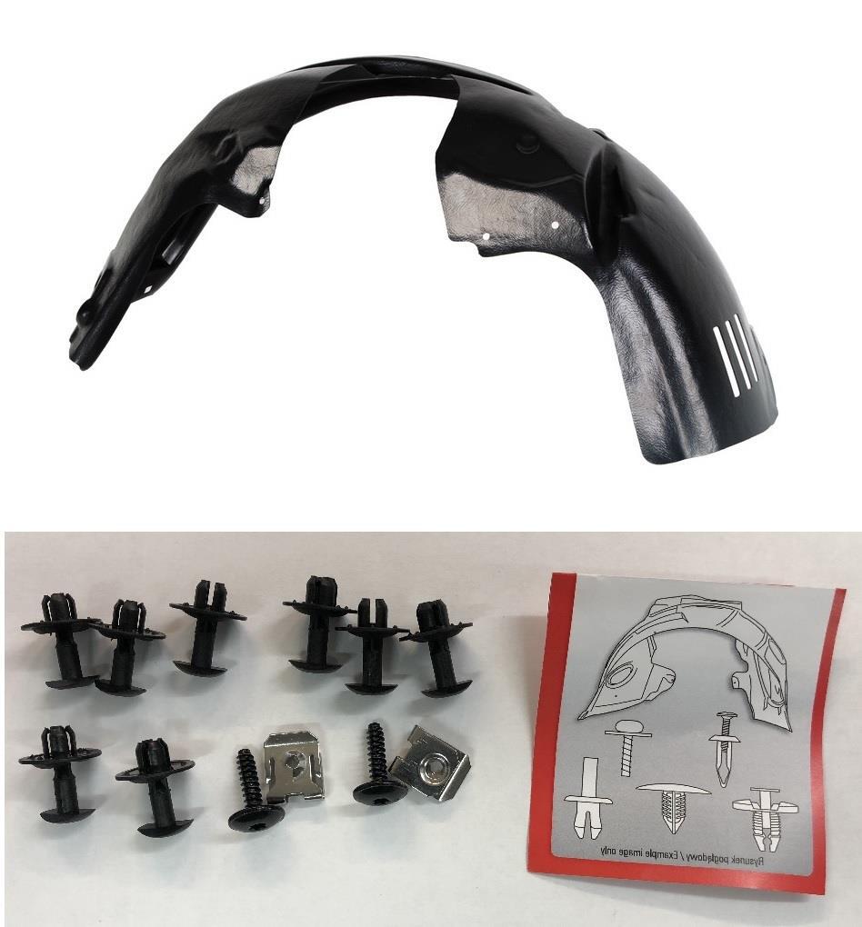 FORD FIESTA 2008 -2013 FRONT WING WHEEL ARCH SPLASHGUARD LEFT WITH CLIPS NEW