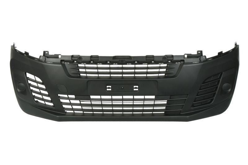 VAUXHALL VIVARO 2019 ON FRONT BUMPER BLACK NO FOG HOLES 1615649280