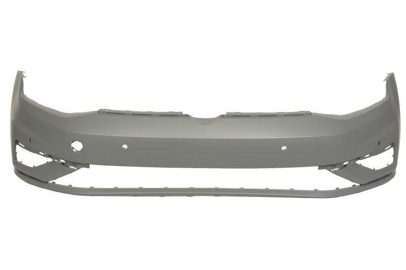 VW GOLF MK 7.5 2017 - 2020 FRONT BUMPER WITH PARKING SENSOR HOLES OEM QUALITY
