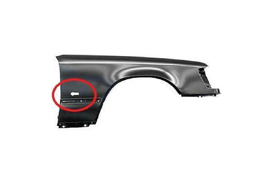 MERCEDES E CLASS W124 1984 - 1995 FRONT WING DRIVER SIDE with INDICATOR HOLE