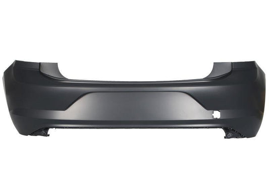 VW POLO 2017- 2021 REAR BUMPER PRIMED NO PARKING SENSORS NO EXHUAST CUT STANDARD