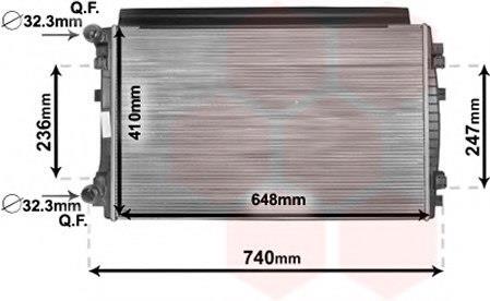 SKODA SEAT AUDI VW RADIATOR 5Q0121251EM 5Q0121251EM 5Q0121251ER 5Q0121251GQ