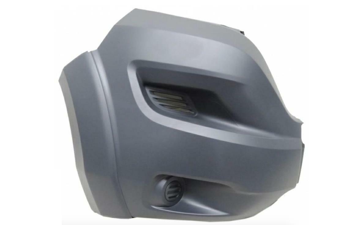 PEUGEOT BOXER 2014 ON FRONT END CAP BUMPER RIGHT TEXTURED NO FOG WITH WHEEL ARC