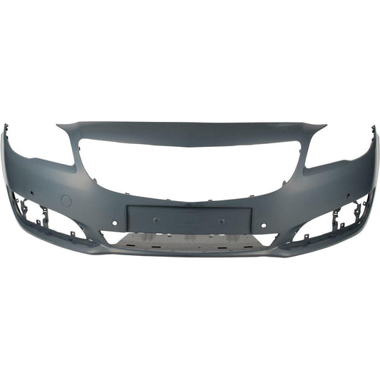 VAUXHALL INSIGNIA 2013 - 2017 FRONT BUMPER PRIMED W/ PARKING SENSOR HOLE APPROVE