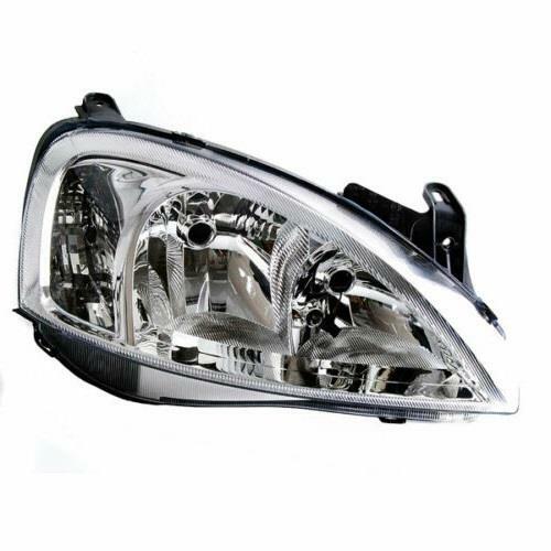 VAUXHALL CORSA C 2000 - 2005 HEADLIGHT HEADLAMP RIGHT DRIVER SIDE HALOGEN