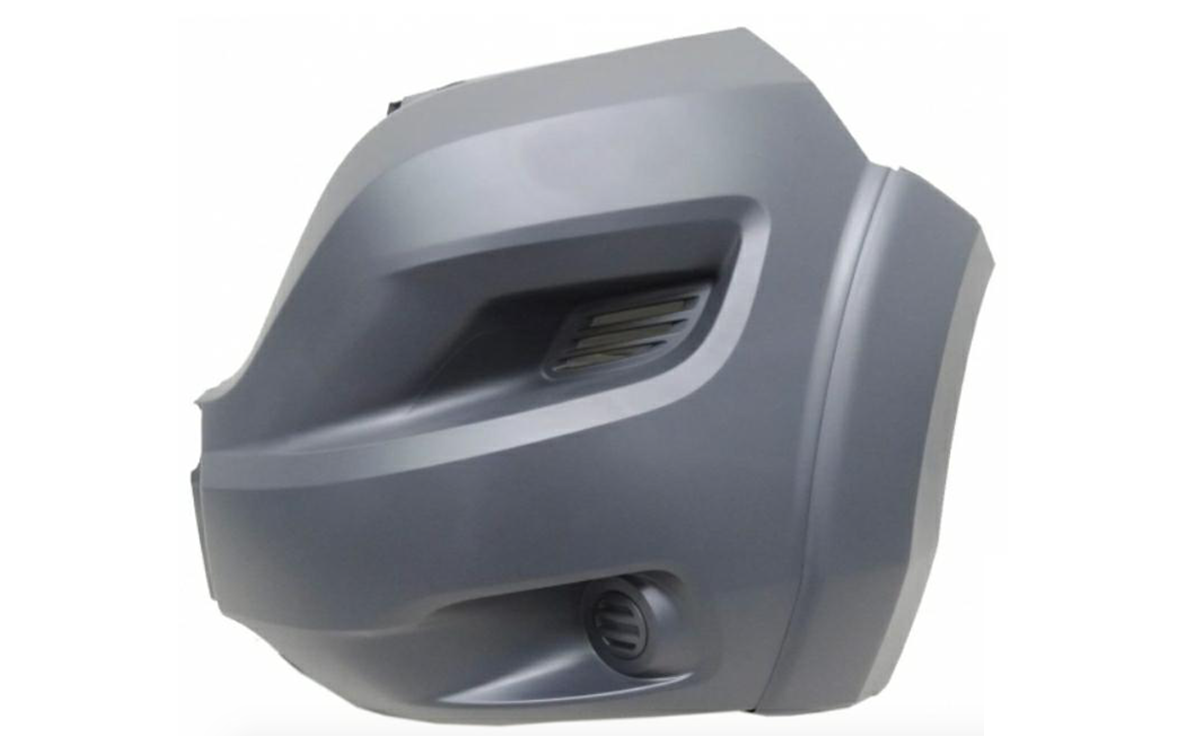 FIAT DUCATO 2014 ON FRONT END CAP BUMPER LEFT TEXTURED NO FOG WITH WHEEL ARCH