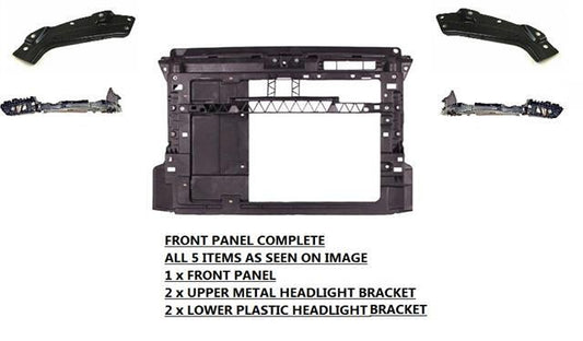 VOLKSWAGEN POLO FRONT PANEL 6R 6C 2009 - 2017 COMPLETE WITH HEADLIGHT BRACKETS