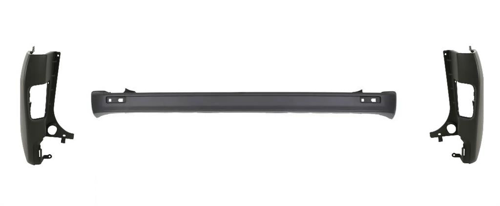 RENAULT TRAFIC 2001 - 2014 REAR BUMPER COMPLETE ALL 3 SECTIONS READY TO FIT