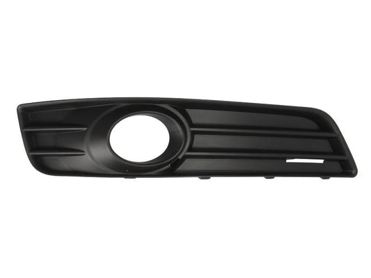 AUDI A3 2008 – 2014 FRONT BUMPER FOG LIGHT GRILLE BLACK WITH HOLE DRIVER RIGHT