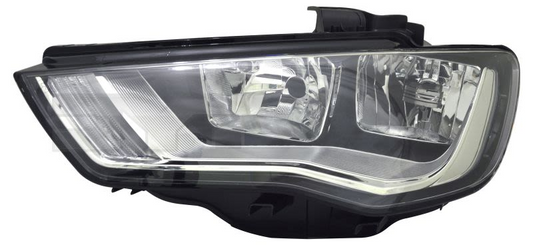 AUDI A3 2012 - 2015 HEADLIGHT HALOGEN PASSENGERS SIDE NEW 8V0941003A