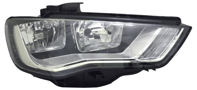 AUDI A3 2012 - 2015 HEADLIGHT HALOGEN DRIVER SIDE RIGHT NEW 8V0941004A