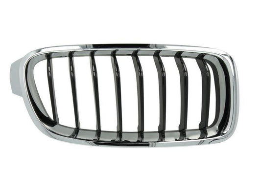 BMW 3 SERIES FRONT SPORT CHROME KIDNEY GRILLE RIGHT DRIVER SIDE F30 2011 - 2019
