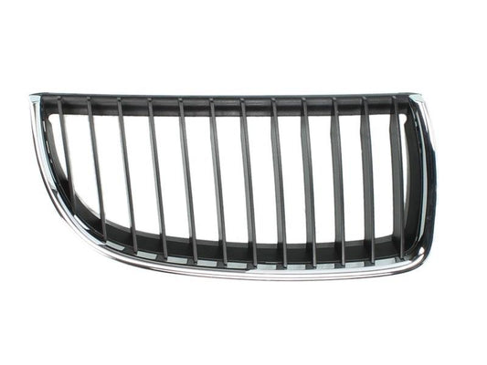 BMW 3 SERIES FRONT KIDNEY GRILLE CHROME WITH BLACK SLATS E90 E91 2004-2009 RIGHT