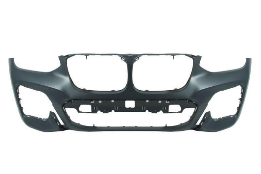 BMW X4 G02 2018 - 2021 FRONT BUMPER PRIMED WITH 2 PARKING SENSOR HOLES M SPORT