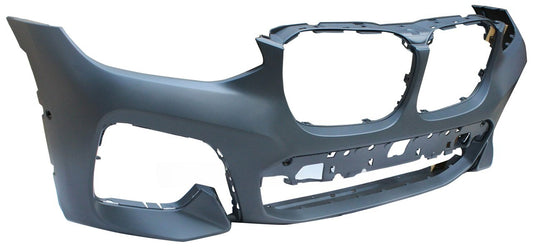 BMW X4 G02 2018 - 2021 FRONT BUMPER PRIMED WITH 2 PARKING SENSOR HOLES M SPORT
