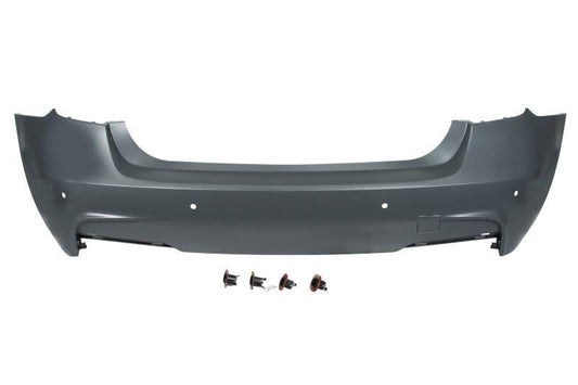 BMW 3 SERIES F30 REAR BUMPER PRIMED M SPORT WITH PARKING SENSOR HOLES
