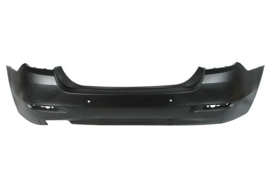 BMW 5 SERIES F10 2013 - 2017 REAR BUMPER PRIMED WITH PDC HOLES AND TWIN EXHAUST