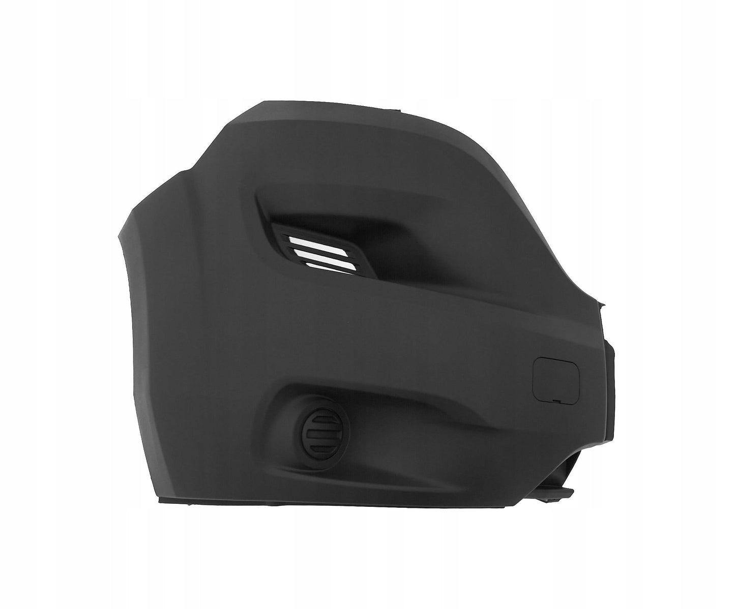 PEUGEOT BOXER 2017 ON FRONT BUMPER CORNER END CAP RIGHT DRIVER TEXTURED BLACK