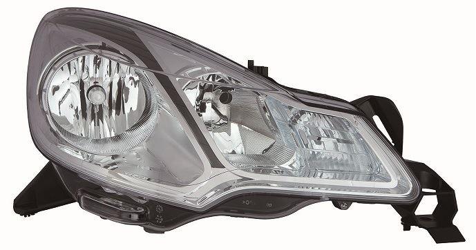 CITROEN DS3 2010 - 2013 HEADLIGHT HEADLAMP CHROME BLACK STRIP RIGHT DRIVERS
