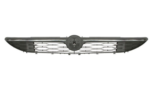 FIAT DOBLO 2015 – 2022 FRONT BUMPER UPPER RADIATOR GRILLE BLACK WITH CHROME TRIM