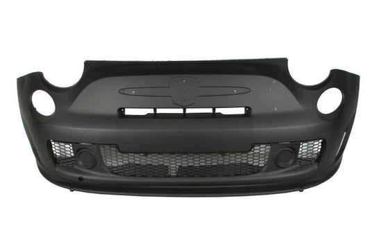 FIAT 500 ABARTH FRONT BUMPER 2007 - 2013 WITH LOWER GRILLE SEE IMAGES PRIMED