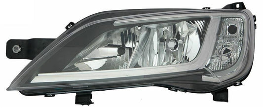 FIAT DUCATO HEADLIGHT CHROME 2014 ON HEADLAMP LEFT PASSENGERS HALOGEN NO LED