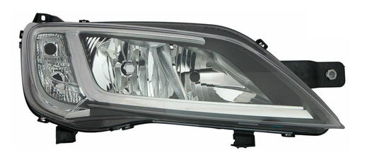 FIAT DUCATO HEADLIGHT CHROME 2014 ON HEADLAMP RIGHT DRIVER SIDE HALOGEN NO LED