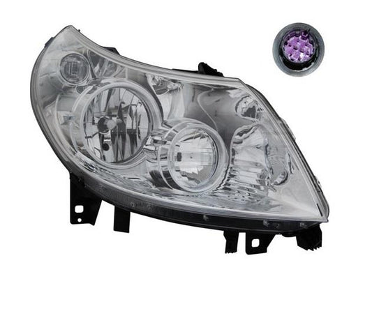 CITREON RELAY 2011 – 2014 HEADLAMP RIGHT DRIVERS SIDE PURPLE CONNECTOR