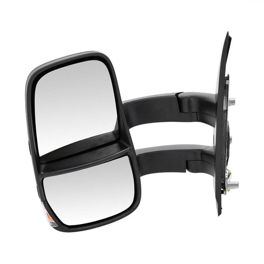IVECO DAILY DOOR MIRROR 2014 – 2019 LONG ARM ELECTRIC PASSENGER SIDE BLACK