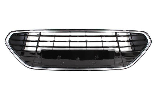 FORD MONDEO 2010 – 2014 FRONT BUMPER GRILLE CENTRE BLACK WITH CHROME SURROUND
