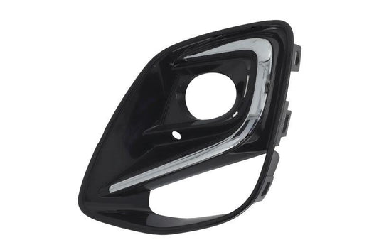 FORD PUMA 2020-2024 FRONT FOG GRILLE GLOSS BLACK WITH CHROME TRIM PASSENGER LEFT
