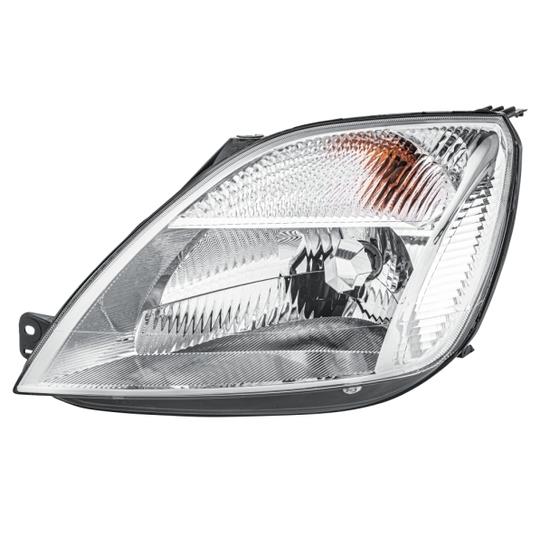 Ford Fiesta MK6 2002-2005 Chrome Halogen Headlight / Lamp Passenger Side N/S