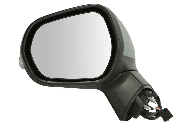 FORD FIESTA MK8 2017 – 2023 DOOR MIRROR ELECTRIC HEATED PRIMED PASSENGERS LEFT