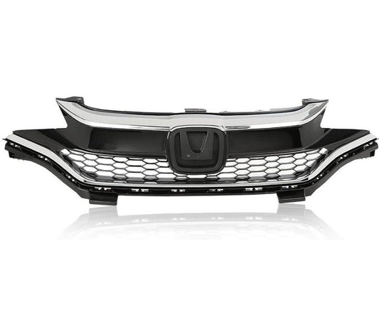 HONDA JAZZ 2018 - 2020 FRONT TOP RADIATOR GRILLE WITH CHROME AND BLACK NO BADGE