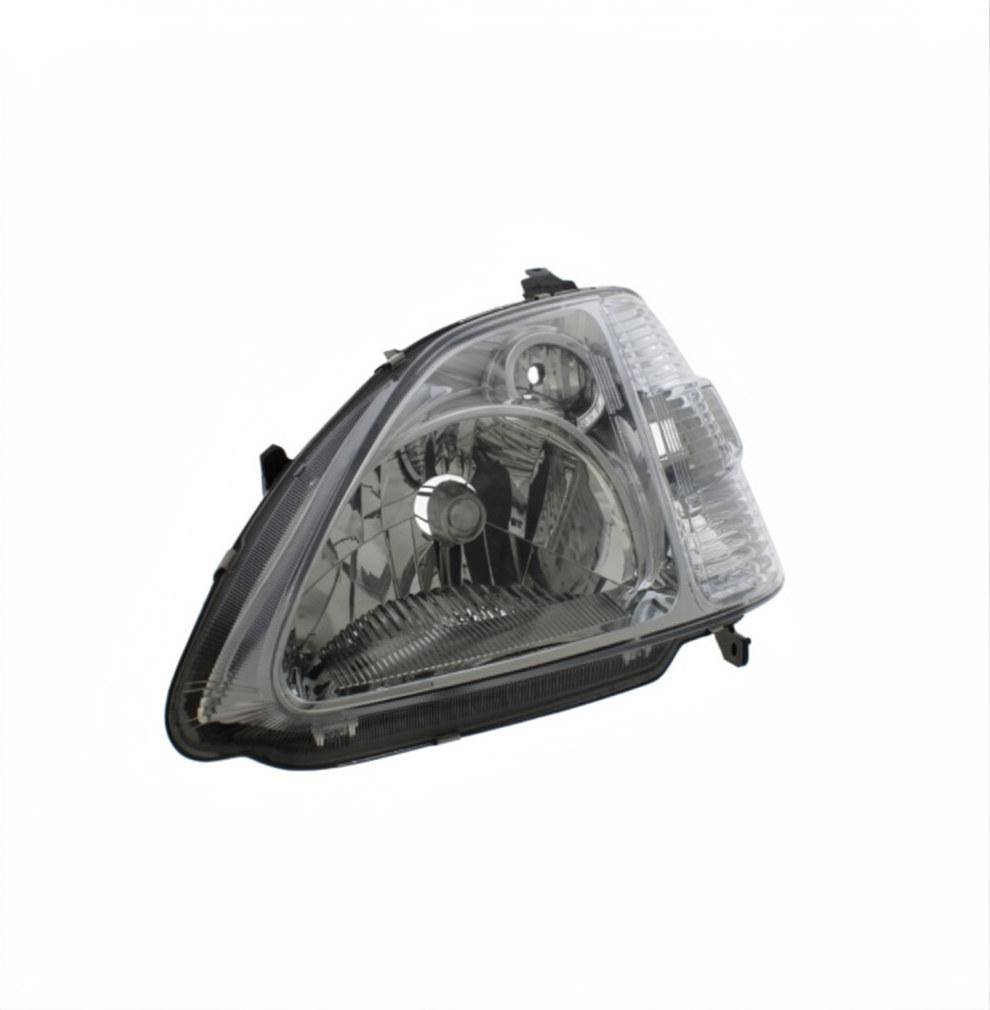 HONDA CIVIC 2001-2004 CHROME HEAD LIGHT LAMP PASSENGER SIDE LEFT N/S