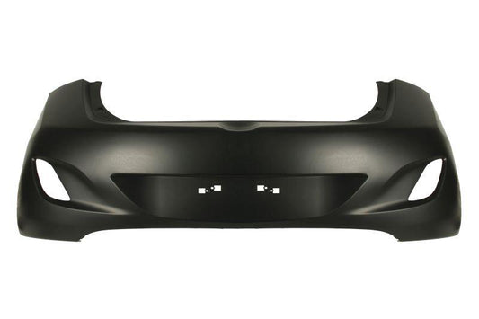 HYUNDAI I30 HATCHBACK 2012 – 2015 REAR BUMPER SMOOTH BLACK WITHOUT PDC HOLES