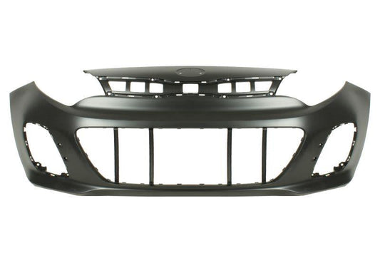 KIA RIO 2015 - 2017 FRONT BUMPER PRIMED WITHOUT PARKING SENSOR HOLES 865111W700