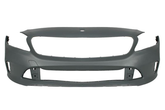 A CLASS W176 2015 – 2018 FRONT BUMPER NO PARKING SENSORS HOLES OEM QUALITY