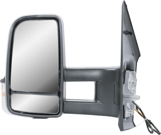 VW CRAFTER LT35 2006 - 2017 LONG ARM ELECTRIC DOOR MIRROR PASSENGER SIDE LEFT