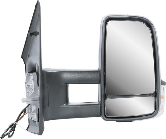VW CRAFTER LT35 2006 - 2017 LONG ARM ELECTRIC DOOR WING MIRROR DRIVER SIDE RIGHT