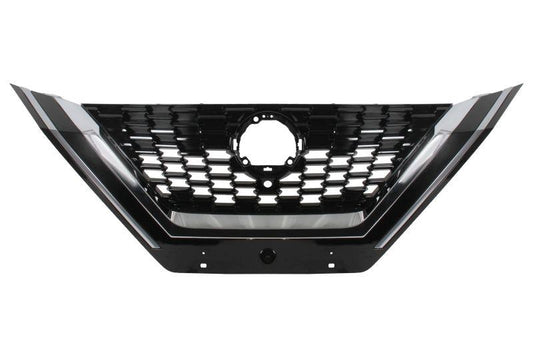 NISSAN QASHQAI 2021–2024 FRONT RADIATOR GRILLE WITH CAMERA HOLE CHROME MOULDING