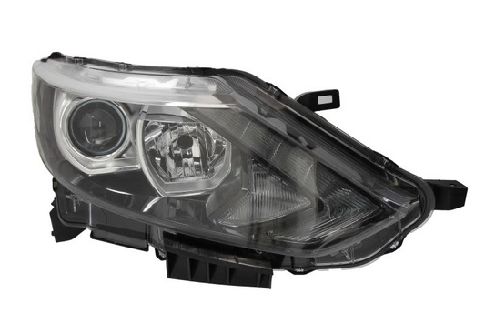 NISSAN QASHQAI 2014–2017 HEADLIGHT HALOGEN WITH LED DRL DRIVER SIDE RIGHT