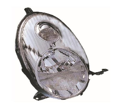 FOR NISSAN MICRA 2003-2006 K12 HEADLIGHT HEADLAMP CHROME LEFT PASSENGER SIDE