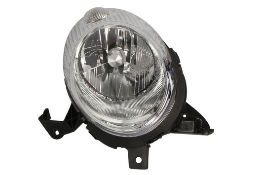 FOR NISSAN MICRA 2003-2006 K12 HEADLIGHT HEADLAMP CHROME OFFSIDE RIGHT DRIVERS SIDE