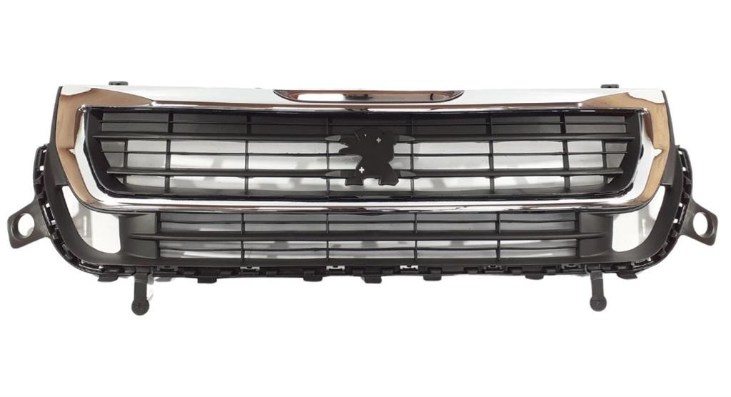 PEUGEOT PARTNER 2015 - 2018 GRILLE MAIN TOP GRILLE BLACK WITH CHROME 1613573580